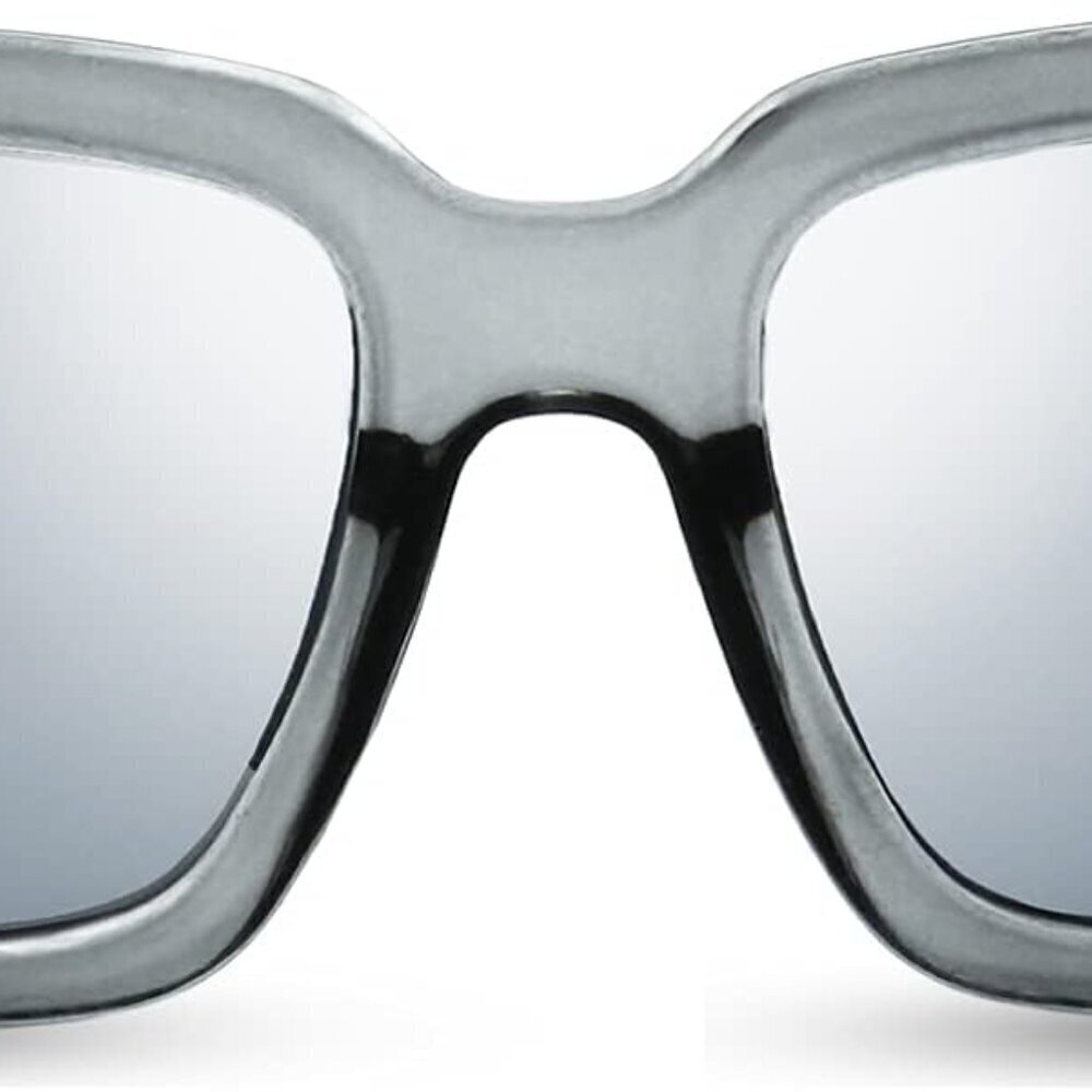 Retro Oversized Square Sunglasses Women Men UV400 Protection Lightweight